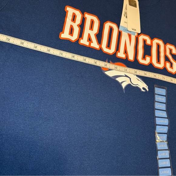 NWT NFL Denver Broncos Women’s Large Lounge Sweater Soft Cozy Football Merch - Picture 3 of 8